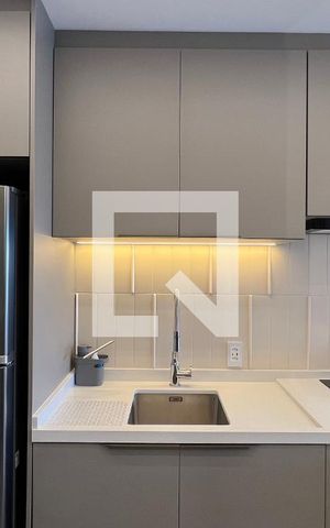 Studio para alugar com 26m², 1 quarto e sem vaga Studio para alugar com 26m², 1 quarto e sem vagaCozinha