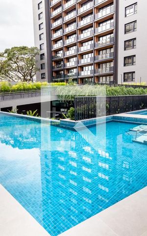 Apartamento para alugar com 36m², 1 quarto e 1 vaga Apartamento para alugar com 36m², 1 quarto e 1 vagaÁrea comum - Piscina