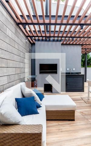 Apartamento para alugar com 36m², 1 quarto e 1 vaga Apartamento para alugar com 36m², 1 quarto e 1 vagaÁrea comum - Churrasqueira