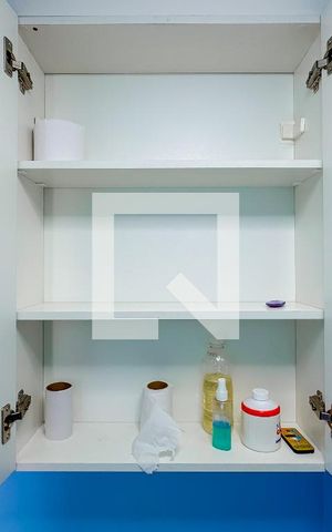 Apartamento para alugar com 24m², 1 quarto e sem vaga Apartamento para alugar com 24m², 1 quarto e sem vagaBanheiro da Suíte
