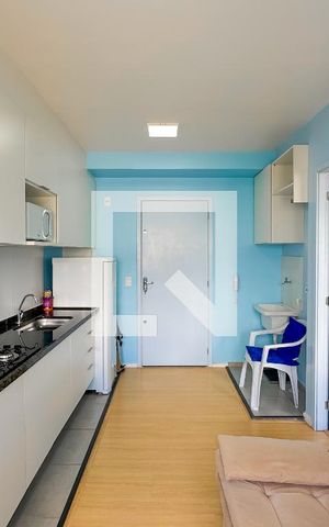 Apartamento para alugar com 24m², 1 quarto e sem vaga Apartamento para alugar com 24m², 1 quarto e sem vagaCozinha e Área de Serviço