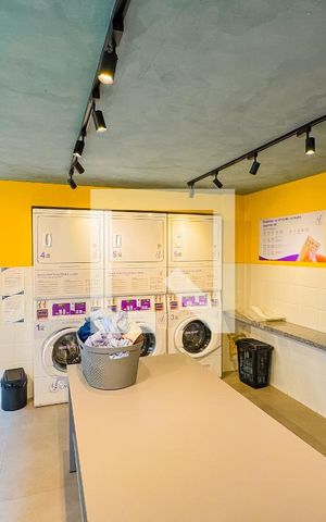 Apartamento para alugar com 24m², 1 quarto e sem vaga Apartamento para alugar com 24m², 1 quarto e sem vagaLavanderia