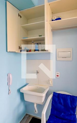 Apartamento para alugar com 24m², 1 quarto e sem vaga Apartamento para alugar com 24m², 1 quarto e sem vagaCozinha e Área de Serviço