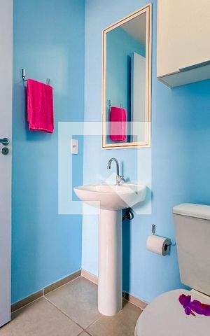 Apartamento para alugar com 24m², 1 quarto e sem vaga Apartamento para alugar com 24m², 1 quarto e sem vagaBanheiro da Suíte