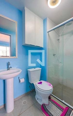 Apartamento para alugar com 24m², 1 quarto e sem vaga Apartamento para alugar com 24m², 1 quarto e sem vagaBanheiro da Suíte