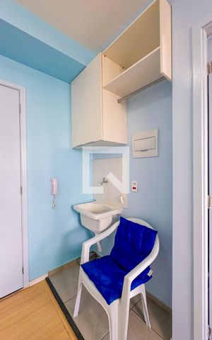 Apartamento para alugar com 24m², 1 quarto e sem vaga Apartamento para alugar com 24m², 1 quarto e sem vagaCozinha e Área de Serviço