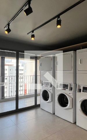 Studio à venda com 27m², 1 quarto e sem vaga Studio à venda com 27m², 1 quarto e sem vagaLavanderia