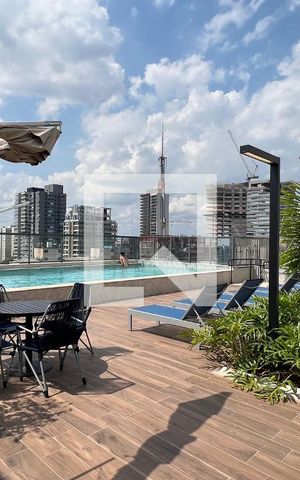 Studio à venda com 27m², 1 quarto e sem vaga Studio à venda com 27m², 1 quarto e sem vagaPiscina