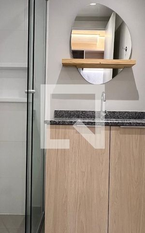 Studio à venda com 27m², 1 quarto e sem vaga Studio à venda com 27m², 1 quarto e sem vagaBanheiro