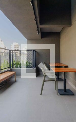 Studio para alugar com 37m², 1 quarto e sem vagaChurrasqueira