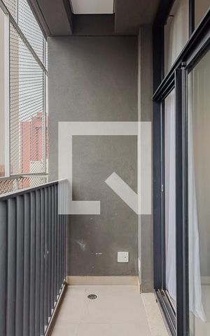 Studio para alugar com 37m², 1 quarto e sem vagaVaranda