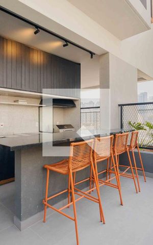 Studio para alugar com 37m², 1 quarto e sem vagaChurrasqueira