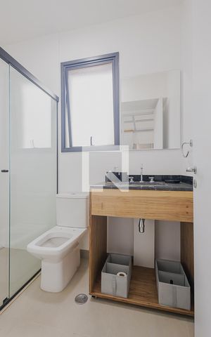 Studio para alugar com 37m², 1 quarto e sem vagaBanheiro