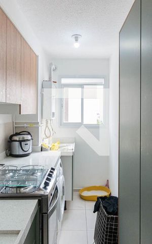 Apartamento à venda com 48m², 2 quartos e 1 vagaCozinha e Área de Serviço