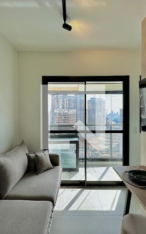 Studio para alugar com 27m², 1 quarto e 1 vagaSala