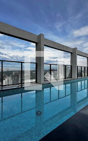 Studio para alugar com 27m², 1 quarto e 1 vagaPiscina
