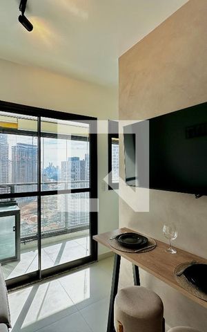 Studio para alugar com 27m², 1 quarto e 1 vagaSala