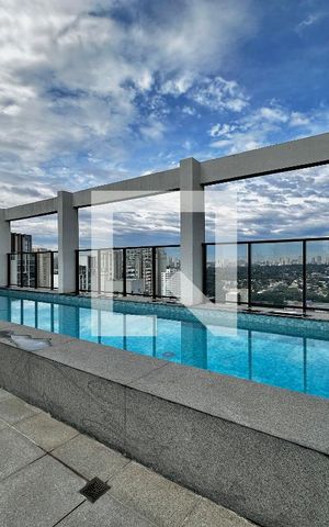 Studio para alugar com 27m², 1 quarto e 1 vagaPiscina
