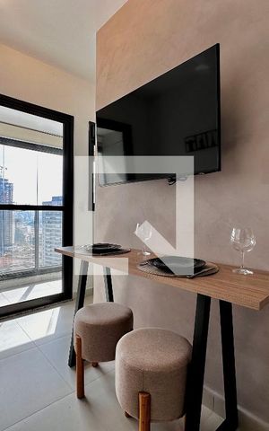 Studio para alugar com 27m², 1 quarto e 1 vagaSala