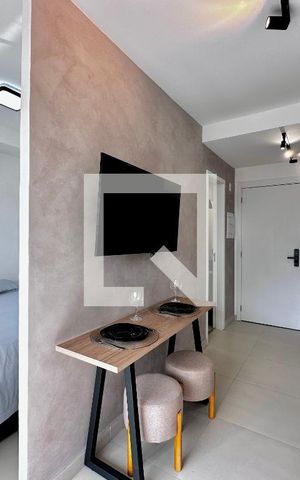 Studio para alugar com 27m², 1 quarto e 1 vagaSala