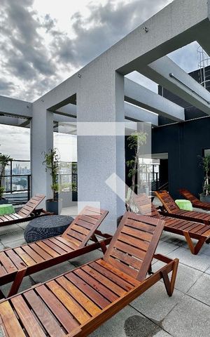 Studio para alugar com 27m², 1 quarto e 1 vagaPiscina