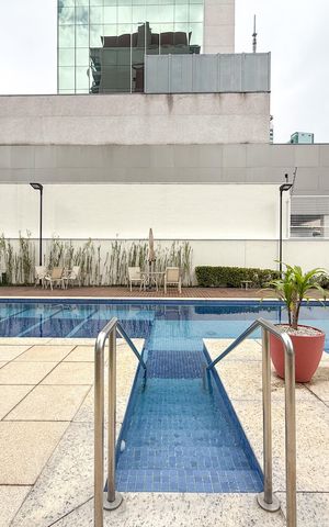 Studio para alugar com 42m², 1 quarto e 1 vaga Studio para alugar com 42m², 1 quarto e 1 vagaÁrea comum - Piscina