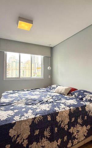 Studio para alugar com 42m², 1 quarto e 1 vaga Studio para alugar com 42m², 1 quarto e 1 vagaQuarto