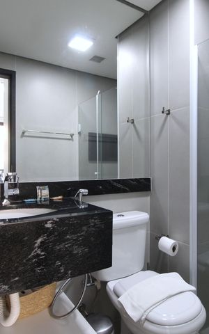 Apartamento à venda com 38m², 1 quarto e 1 vagaBanheiro da Suíte