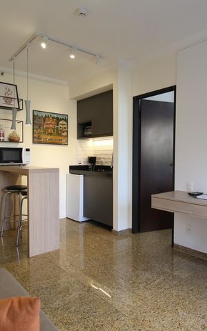 Apartamento à venda com 38m², 1 quarto e 1 vagaSala/Cozinha