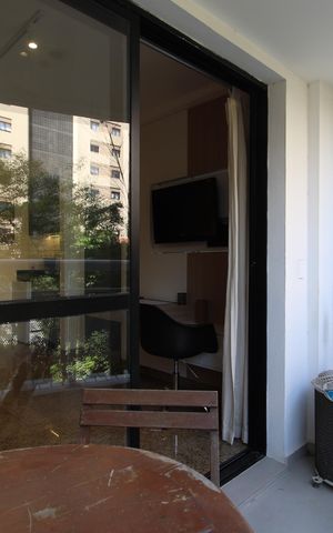 Apartamento à venda com 38m², 1 quarto e 1 vagaVaranda da Sala/Cozinha
