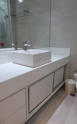 Apartamento para alugar com 103m², 3 quartos e 2 vagasBanheiro da Suíte Master