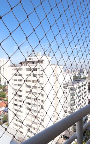 Apartamento para alugar com 103m², 3 quartos e 2 vagasSacada do Quarto 3
