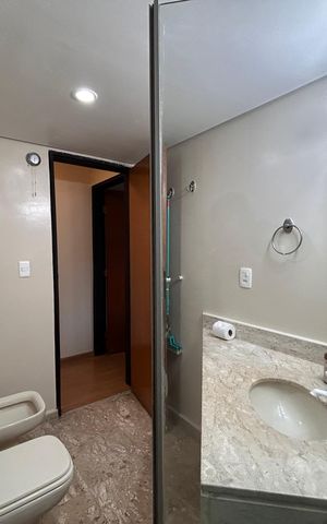 Apartamento à venda com 50m², 1 quarto e 1 vaga Apartamento à venda com 50m², 1 quarto e 1 vagaBanheiro social