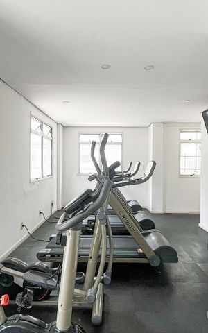 Apartamento à venda com 42m², 1 quarto e 1 vaga Apartamento à venda com 42m², 1 quarto e 1 vagaÁrea comum - Academia