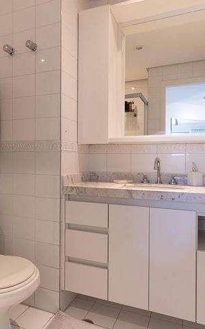 Apartamento à venda com 45m², 1 quarto e 1 vaga Apartamento à venda com 45m², 1 quarto e 1 vagaBanheiro