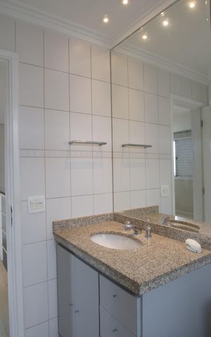 Apartamento para alugar com 65m², 1 quarto e 2 vagas Apartamento para alugar com 65m², 1 quarto e 2 vagasBanheiro Suíte