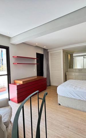 Apartamento para alugar com 95m², 1 quarto e 1 vagaSuíte
