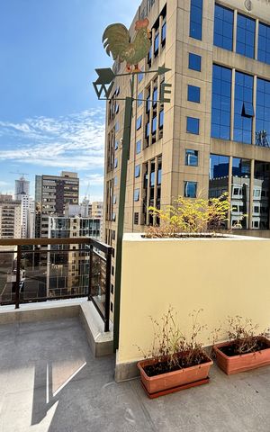 Apartamento para alugar com 95m², 1 quarto e 1 vagavaranda da cobertura