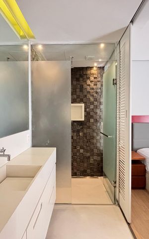Apartamento para alugar com 95m², 1 quarto e 1 vagaBanheiro da Suíte