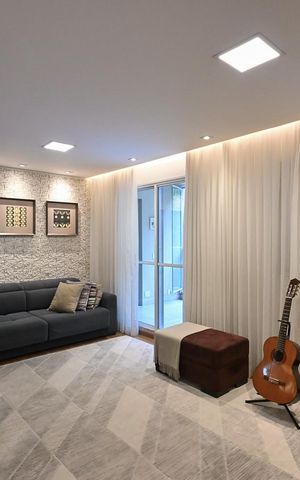 Apartamento à venda com 102m², 3 quartos e 2 vagasSala