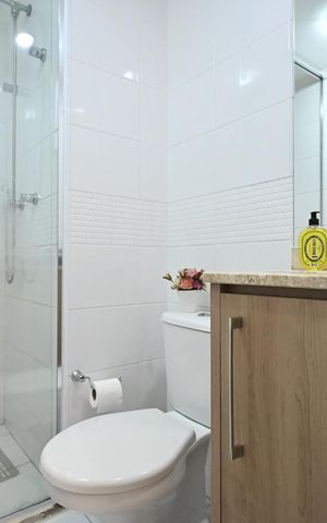 Apartamento à venda com 102m², 3 quartos e 2 vagasBanheiro Suíte 