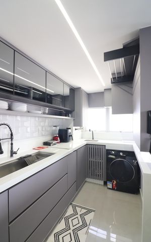 Apartamento para alugar com 59m², 2 quartos e 1 vagaCozinha e Área de Serviço