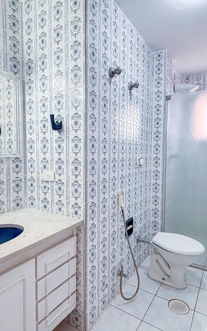 Apartamento para alugar com 80m², 2 quartos e 1 vaga Apartamento para alugar com 80m², 2 quartos e 1 vagaBanheiro social