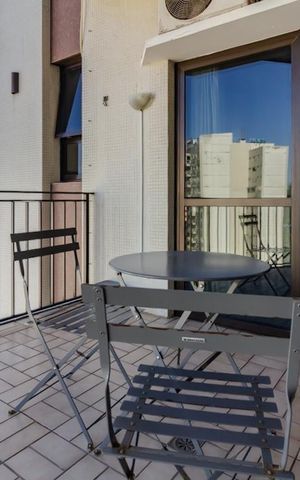 Apartamento à venda com 60m², 1 quarto e 1 vaga Apartamento à venda com 60m², 1 quarto e 1 vagaVaranda da sala