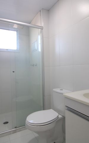Apartamento para alugar com 64m², 2 quartos e 1 vagaBanheiro da Suíte