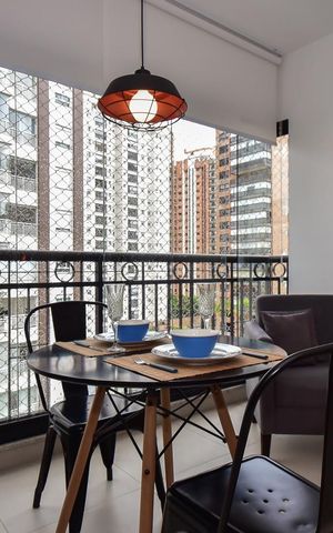 Apartamento para alugar com 38m², 1 quarto e 1 vagaVaranda