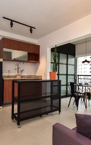 Apartamento para alugar com 38m², 1 quarto e 1 vagaSala