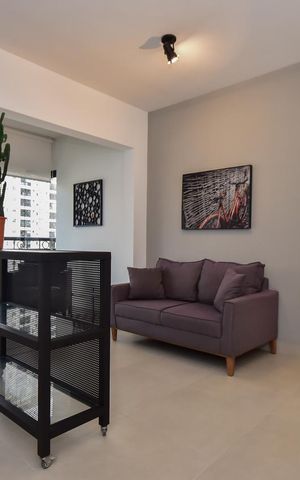Apartamento para alugar com 38m², 1 quarto e 1 vagaSala