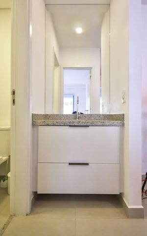 Apartamento para alugar com 38m², 1 quarto e 1 vagaBanheiro Social