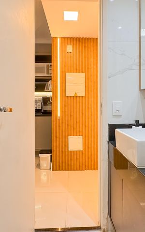 Studio à venda com 33m², 1 quarto e 1 vaga Studio à venda com 33m², 1 quarto e 1 vagaBanheiro